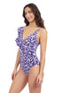 Gottex Profile By Gottex Juliette Asymmetrical Ruffle Surplice One Piece